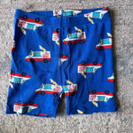 Load image into Gallery viewer, Hanna Andersson Blue Ice Cream Truck Short John PJs 130 cm 8
