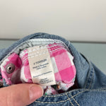 Load image into Gallery viewer, Vintage OshKosh B'gosh Floral Plaid Ruffle Skirtall Jumper 2T
