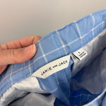Load image into Gallery viewer, Janie and Jack Windowpane Linen Shorts Cornflower Blue 5T
