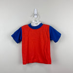 Load image into Gallery viewer, Vintage Mighty-Mac Knicks Basketball Romper Set Blue Orange 12 Months
