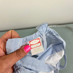 Load image into Gallery viewer, Vintage Judy Philippine Blue Baseball Sunsuit Romper 12 Months
