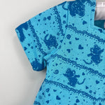 Load image into Gallery viewer, Vintage Teaze Summer Blue Animal Print Dress 4T USA NWT
