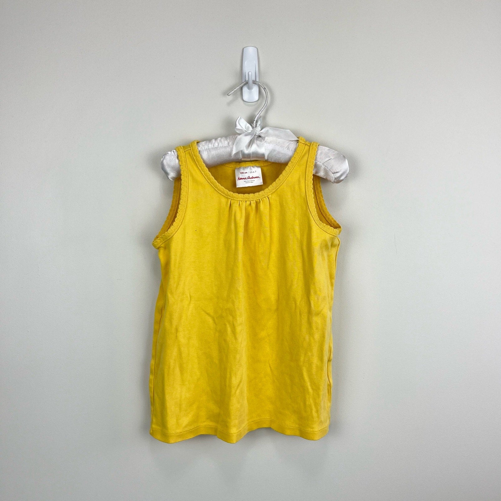 Hanna Andersson Bright Basics Tank Yellow 120 cm 6-7