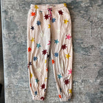 Load image into Gallery viewer, Mini Boden Printed Joggers Oatmeal Muti Stars 10
