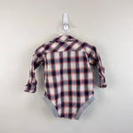 Load image into Gallery viewer, Me &amp; Henry Corduroy Overalls and Plaid Bodysuits Bundle 9-12 Months
