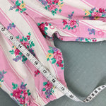 Load image into Gallery viewer, Vintage OshKosh B'Gosh Pink Striped Floral Overalls 3-6 Months USA

