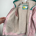 Load image into Gallery viewer, Mini Boden Shagy Lined Hoodie Provence Dusty Pink Multi Spot 8-9
