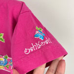 Load image into Gallery viewer, Vintage OshKosh B'gosh Tropical Butterfly Pink Tee Shirt 6 USA
