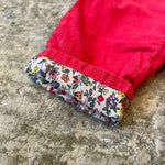 Load image into Gallery viewer, Mini Boden Cozy Pink Corduroy Pants &amp; Floral Blouse 0-3 Months
