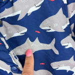 Load image into Gallery viewer, Mini Baby Boden Navy Blue Shark Jacket 3-4
