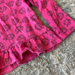 Load image into Gallery viewer, Vintage J.J.'s Kids Floral Ruffle Shirt &amp; Skirt Set 4T

