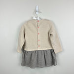 Load image into Gallery viewer, Moulin Roty Applique Cat Sweatshirt Dress 23 Months
