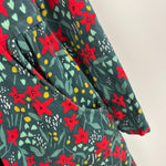 Load image into Gallery viewer, Hanna Andersson Long Sleeve Skater Dress with Pockets Poinsettia Patch 110 cm 5T
