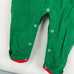 Load image into Gallery viewer, Lil Cactus Green Corduroy Rudolph Longall Overalls 18-24 Months
