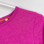 Load image into Gallery viewer, Mini Boden Supersoft Pointelle Long Sleeve T-Shirt Pink 11-12
