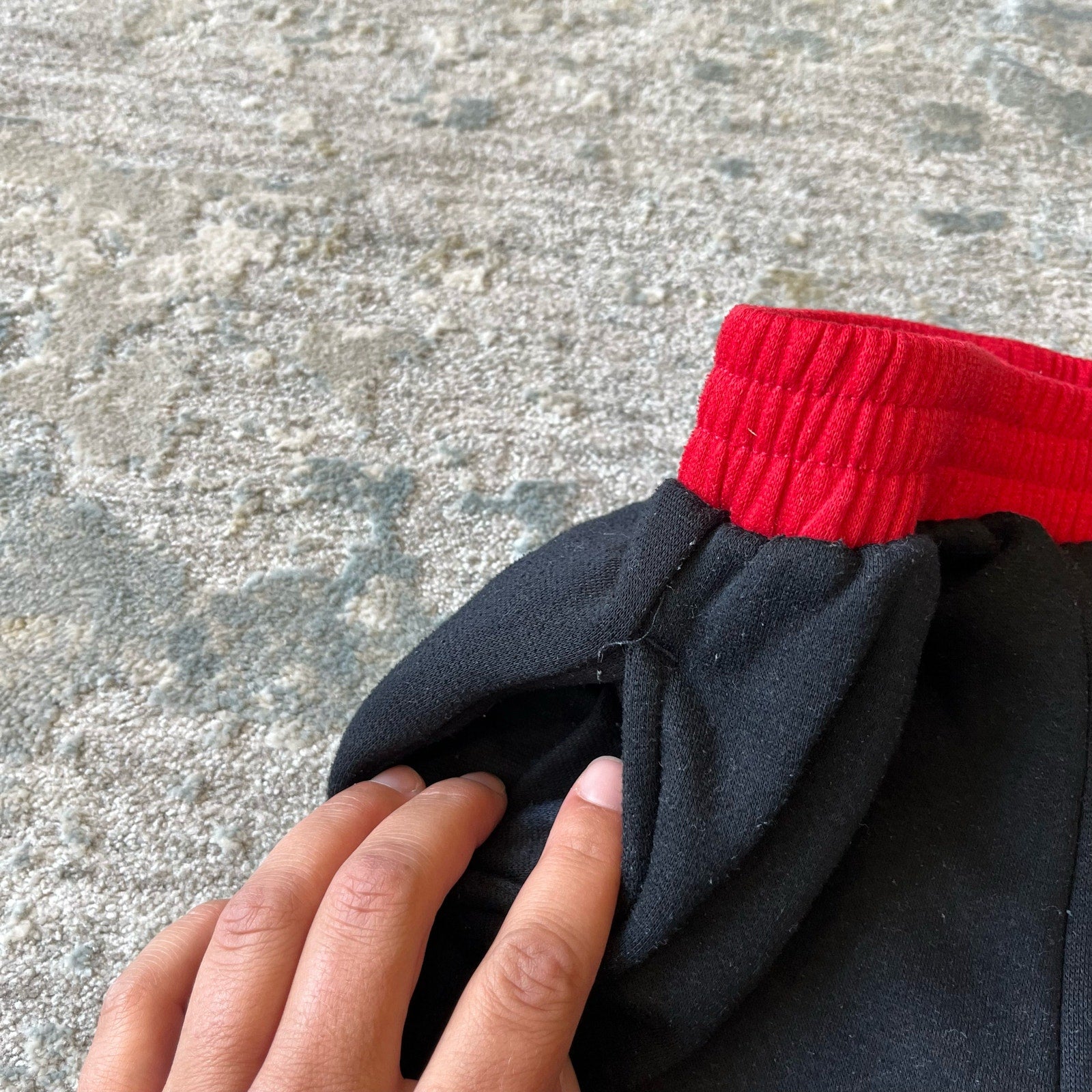 Vintage 90s Black Red Football Tee & Sweatpants 6 USA