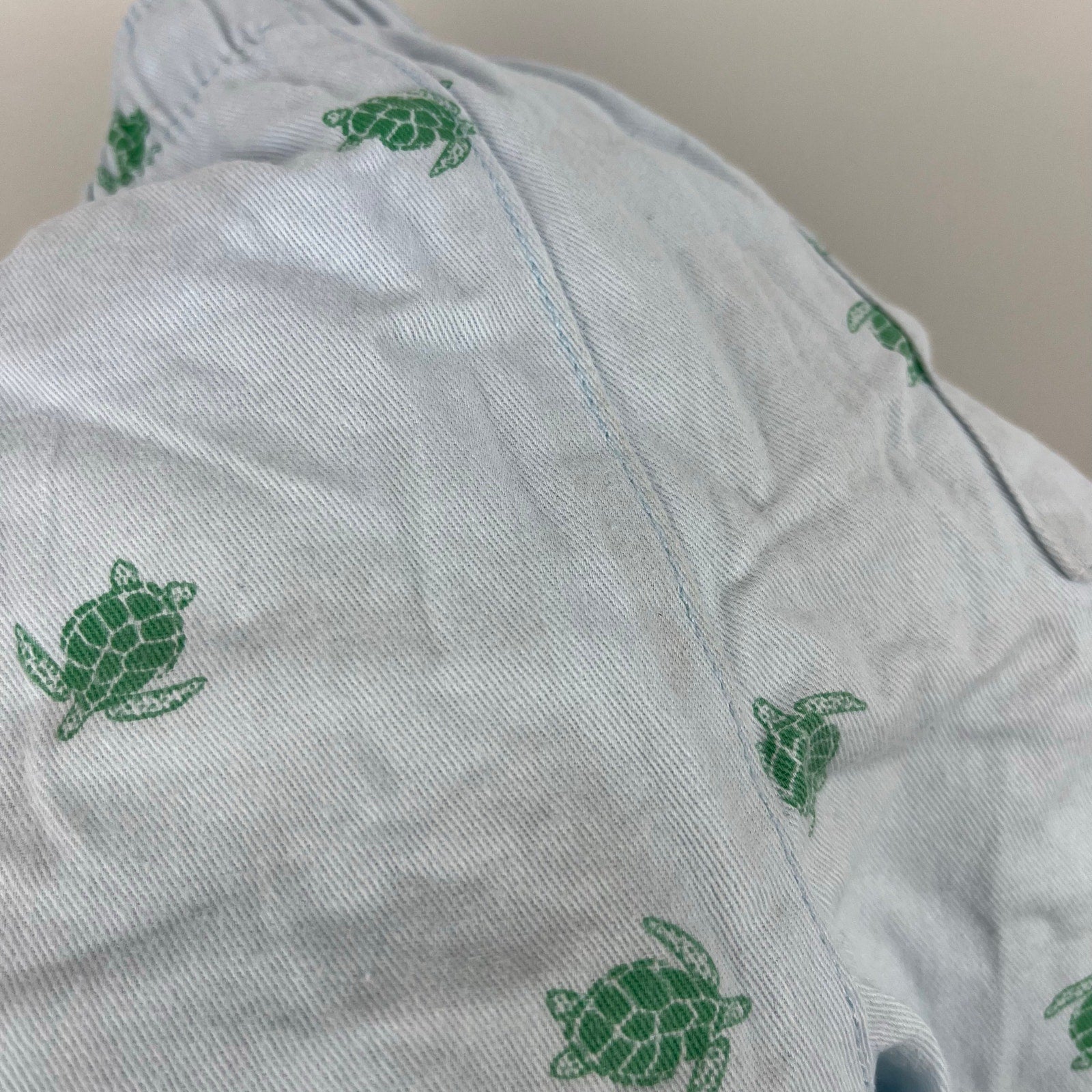 J. Crew Boys Drawstring Twill Dock Short with Turtles 7