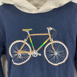 Load image into Gallery viewer, Mayoral Boys Navy Blue Bicycle Hoodie 6
