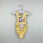 Load image into Gallery viewer, Vintage Carter's Yellow Striped Cool It! Koala Bathing Suit 5T USA

