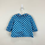 Load image into Gallery viewer, Mini Boden Blue Polka Dot Tunic 3-6 Months
