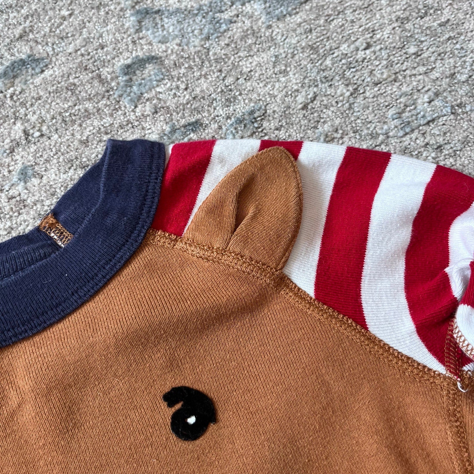 Hanna Andersson Reindeer Long John Pajamas 130 cm 8