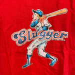 Load image into Gallery viewer, Vintage Bloopers Slugger Red T-Shirt L 10-12 NWT
