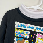 Load image into Gallery viewer, Vintage Teddy Bears &#39;n Tea Cups Little Miss Artist Sweatshirt 3T USA
