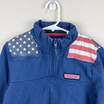 Load image into Gallery viewer, Vineyard Vines Navy American Flag Shep Shirt S 8-10
