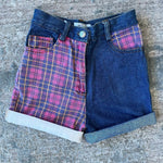 Load image into Gallery viewer, Vintage Rachel's Kids Patchwork Denim Shorts 8

