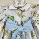 Load image into Gallery viewer, The Beaufort Bonnet Company Mary Dal Dress Biltmore Blooms with Buckhead Blue 4T

