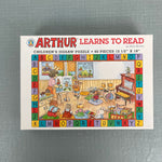 Load image into Gallery viewer, Vintage Arthur Learns to Read Puzzle 1997 Great American Puzzle Factory

