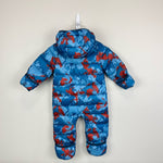 Load image into Gallery viewer, L.L. Bean Infants&#39; Ultralight 650 Bunting Rust Orange Animal Camo 3-6 Months
