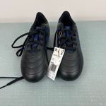 Load image into Gallery viewer, Adidas Kids' Goletto VIII FG Soccer Cleats Black Blue 2 NWT

