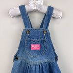 Load image into Gallery viewer, Vintage OshKosh B'gosh Blue Jean Jumper Skirtall 5T USA
