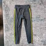 Load image into Gallery viewer, Gap Charcoal Gray GapFit Side Stripe Sport Leggings M
