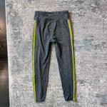 Load image into Gallery viewer, Gap Charcoal Gray GapFit Side Stripe Sport Leggings M
