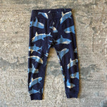 Load image into Gallery viewer, Hanna Andersson Blue Shark Long John Pajamas 90 cm 3T
