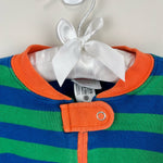 Load image into Gallery viewer, Hanna Andersson Blue Green Striped Pajamas 70 cm 6-12 Months
