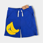 Load image into Gallery viewer, Mini Boden Fun Sweatshorts Surf the Web Banana 5-6 NWT
