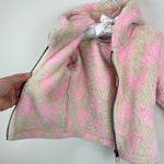 Load image into Gallery viewer, Hanna Andersson Baby Marshmallow Jacket Light Oat Hearts 75 cm 12-18 Months
