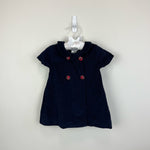 Load image into Gallery viewer, Nantucket Kids Corduroy Bow Holiday Dress 9-12 Months
