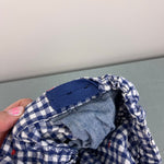 Load image into Gallery viewer, Mini Baby Boden Textured Shorts Blue Gingham 2-3

