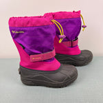 Load image into Gallery viewer, Columbia Children Powderbug Plus II Winter Snow Boots Haute Pink 3
