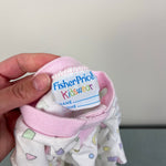 Load image into Gallery viewer, Fisher-Price Kidswear Pastel Confetti Coverall Romper Newborn USA
