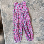 Load image into Gallery viewer, Vintage Komil Floral Jumpsuit Overalls 6
