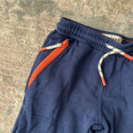 Load image into Gallery viewer, Mini Boden Warrior Knee Joggers Sweatpants Navy Blue 7
