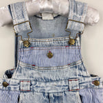 Load image into Gallery viewer, Vintage Happy Kids Patch Pocket Distressed Blue Jean Overalls
