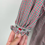 Load image into Gallery viewer, Strasburg Christmas Smocked Bishop Dress 3T
