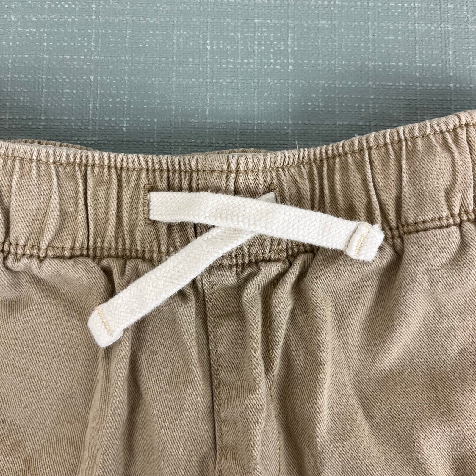 J. Crew Boys Drawstring Twill Dock Short Khaki 5T