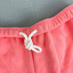 Load image into Gallery viewer, Art Class Girls Peach Pink Drawstring Fold Over Waist Sweat Shorts M 8 NWOT
